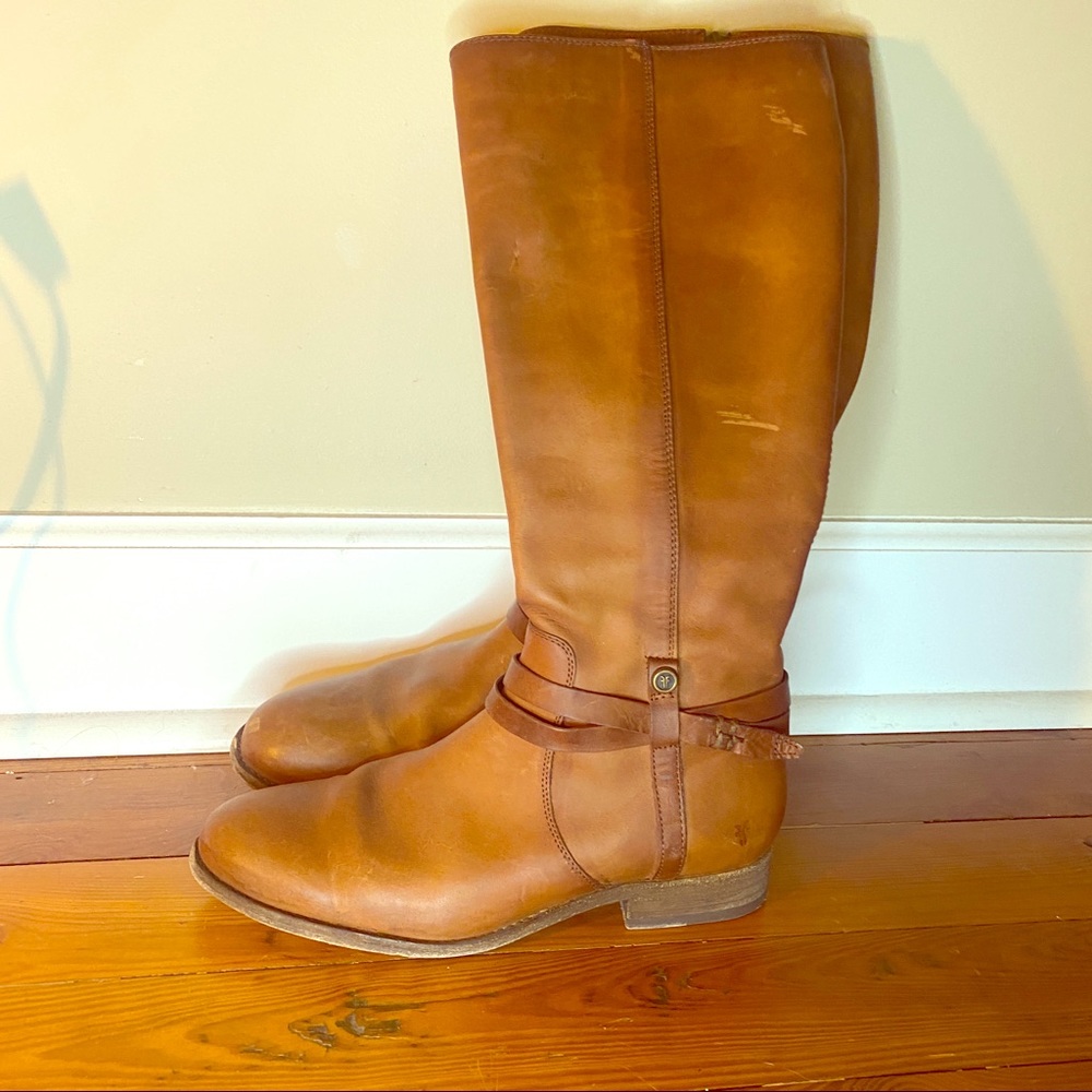 Frye Melissa Belted Tall Boots